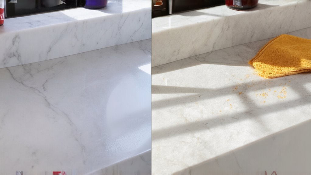 quartz countertop stain resistance